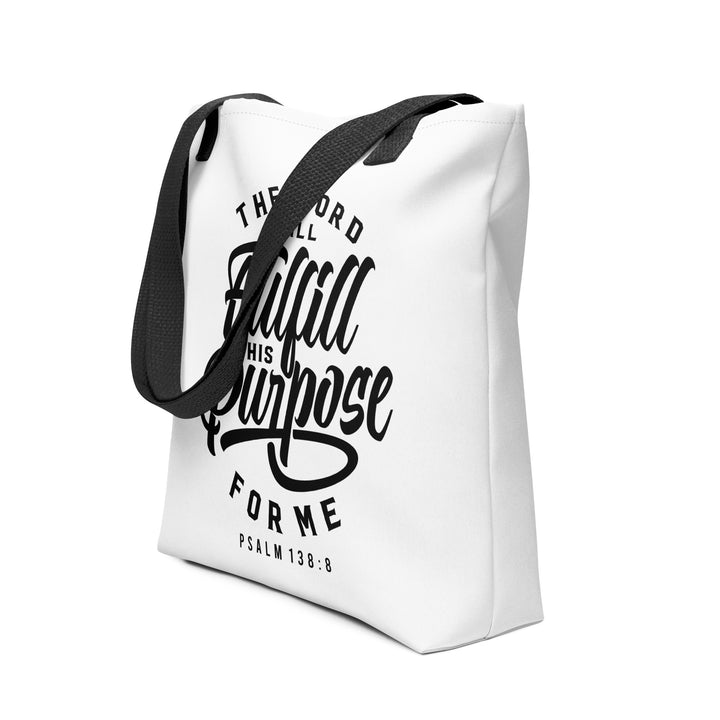 Christian Tote Bag His Purpose White Tote Bags   