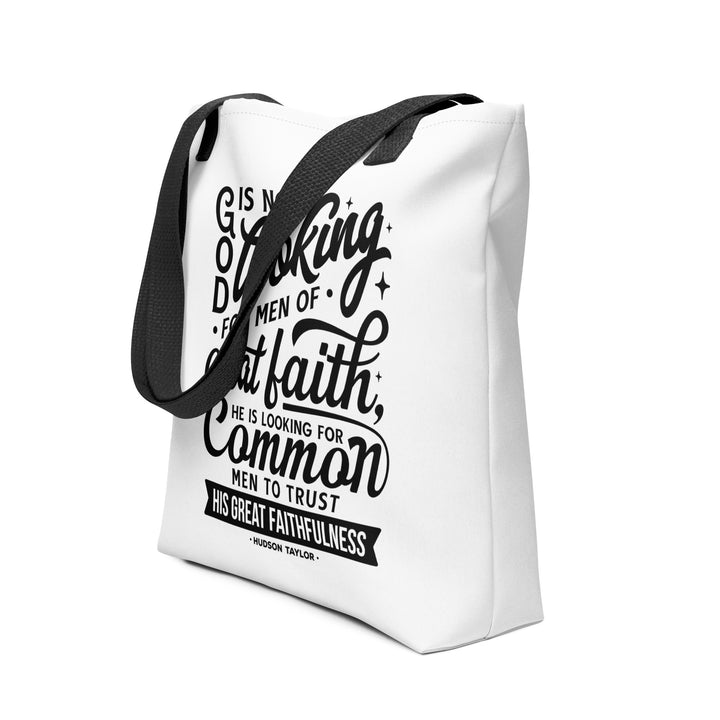 Christian Tote Bag Hudson Taylor Common Men White Tote Bags