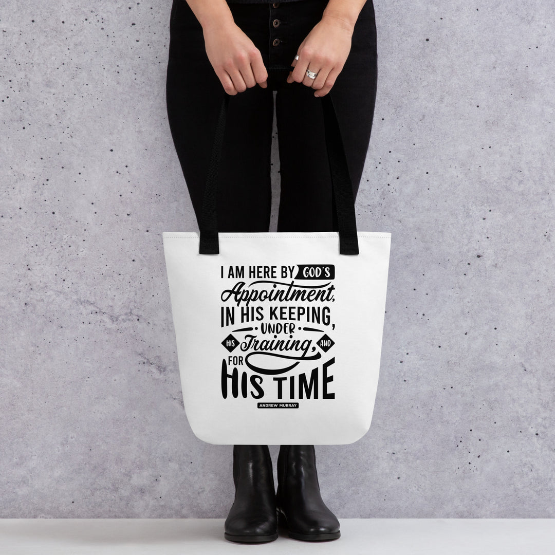 Christian Tote Bag Andrew Murray's His Time White Tote Bags