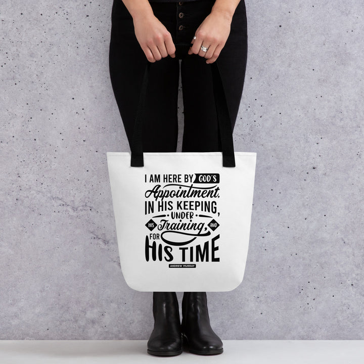 Christian Tote Bag Andrew Murray's His Time White Tote Bags