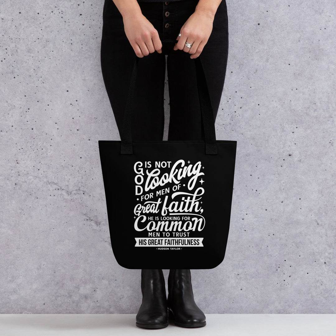 Christian Tote Bag Hudson Taylor Common Men Black Tote Bags