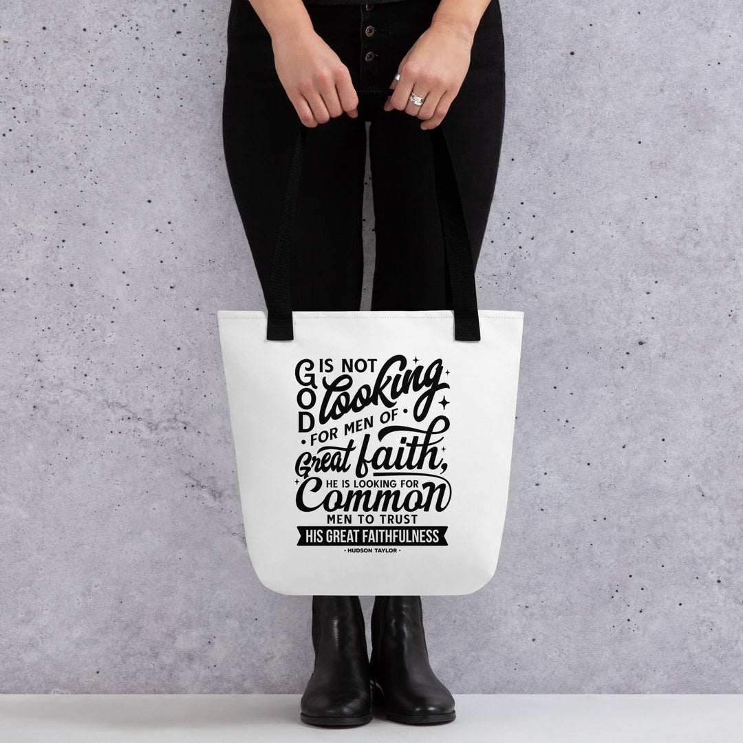 Christian Tote Bag Hudson Taylor Common Men White Tote Bags