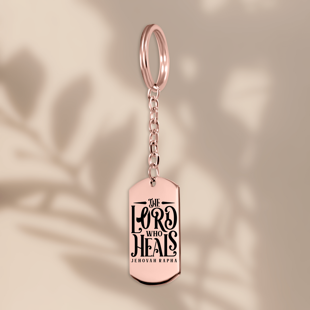 Christian Keychain The Lord Who Heals Tag Tag Keychains