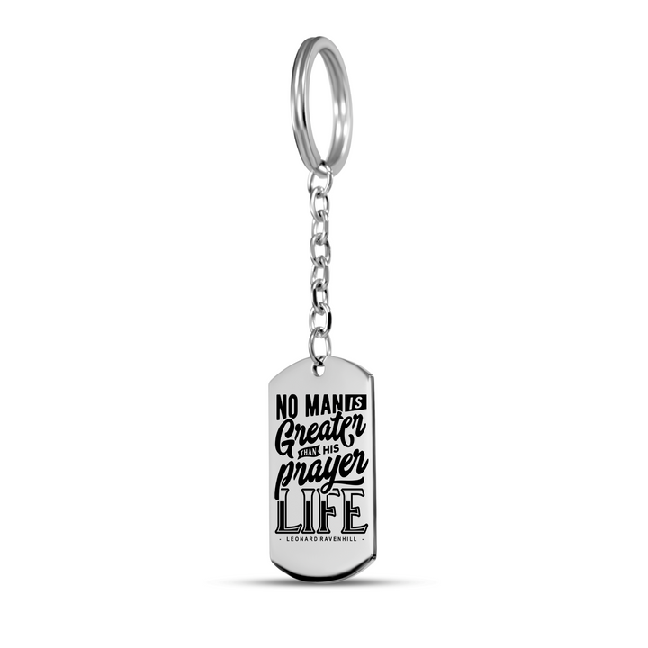 Christian Keychain Leonard Ravenhill's Prayer Life Tag Tag Keychains