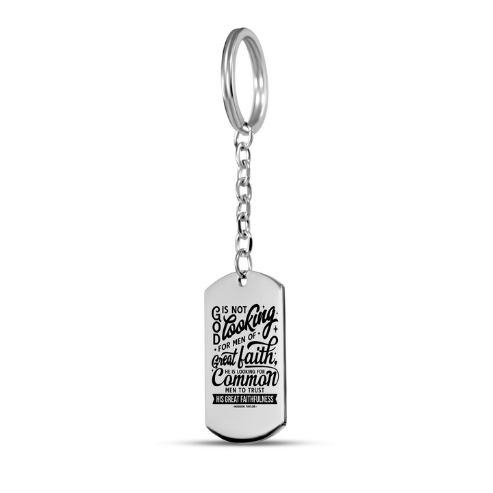 Christian Keychain Hudson Taylor Common Men Tag Tag Keychains