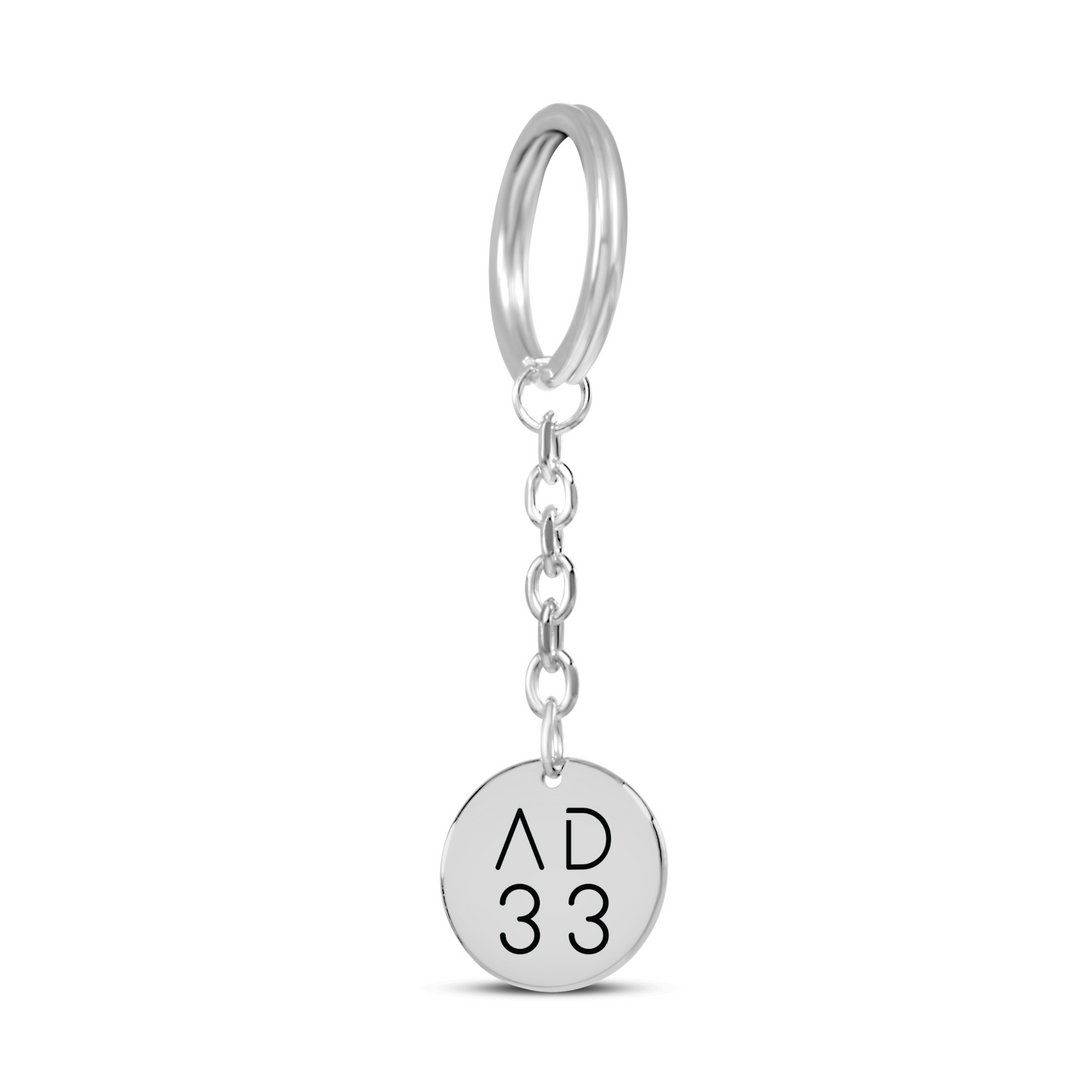 Christian Keychain AD 33 Pendant Pendant Keychains