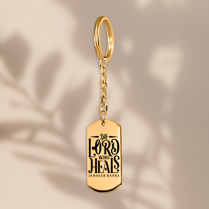 Christian Keychain The Lord Who Heals Tag Tag Keychains