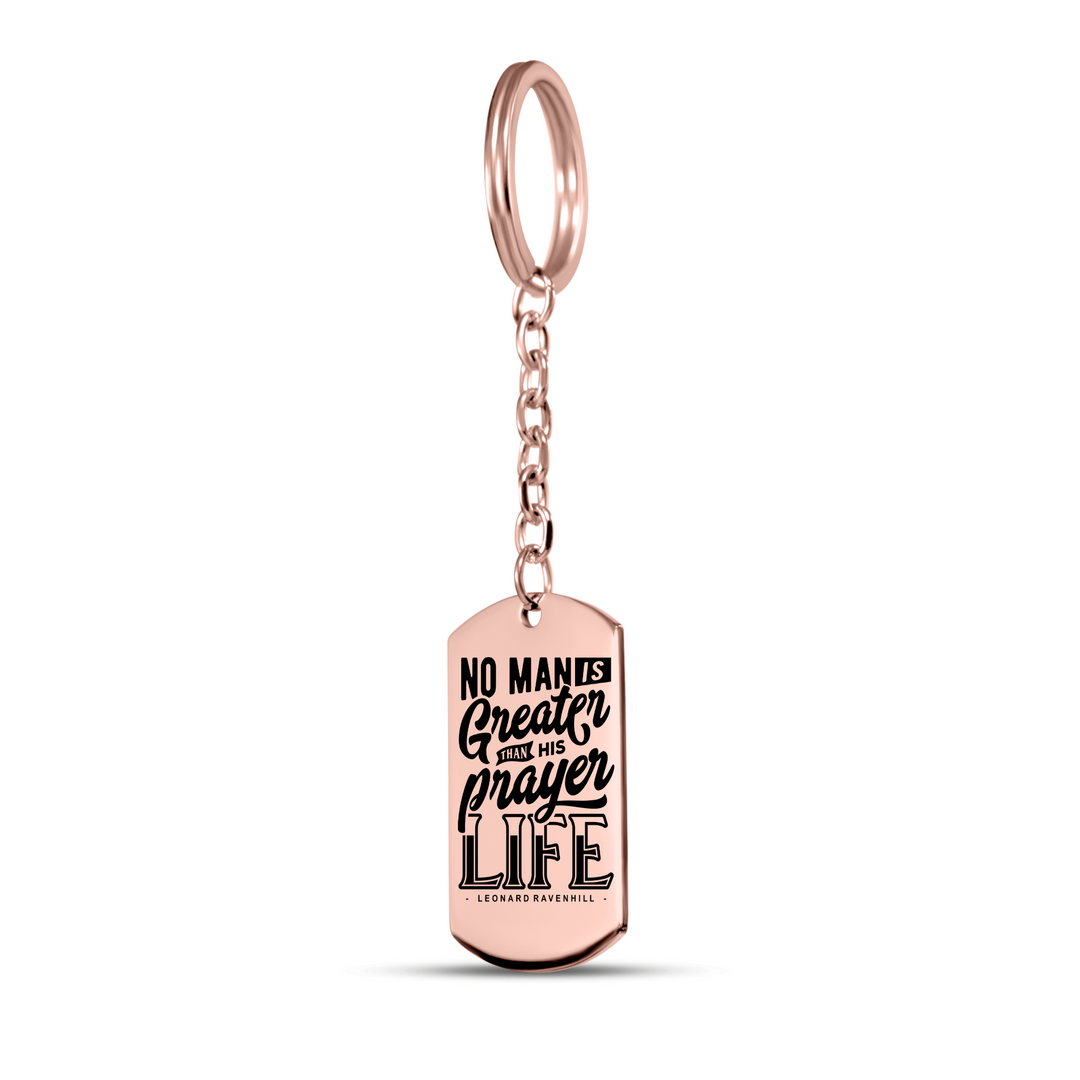 Christian Keychain Leonard Ravenhill's Prayer Life Tag Tag Keychains