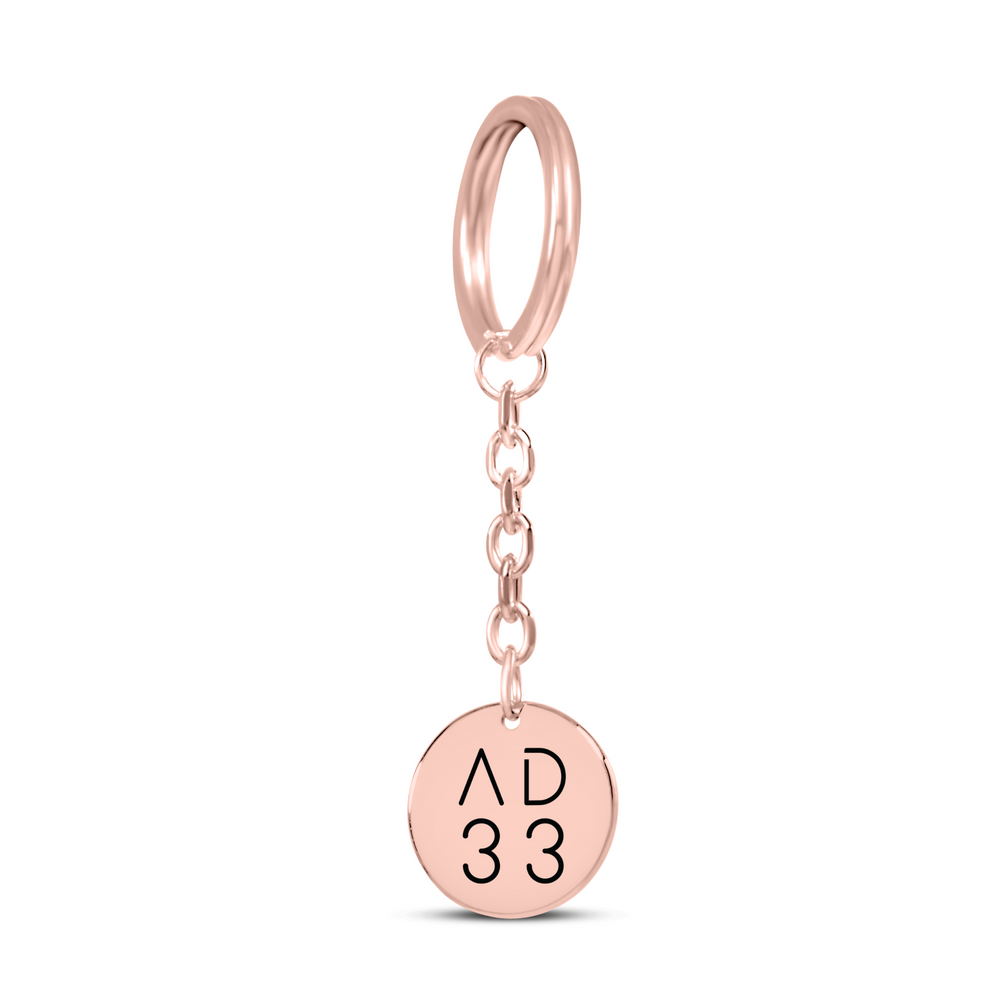 Christian Keychain AD 33 Pendant Pendant Keychains