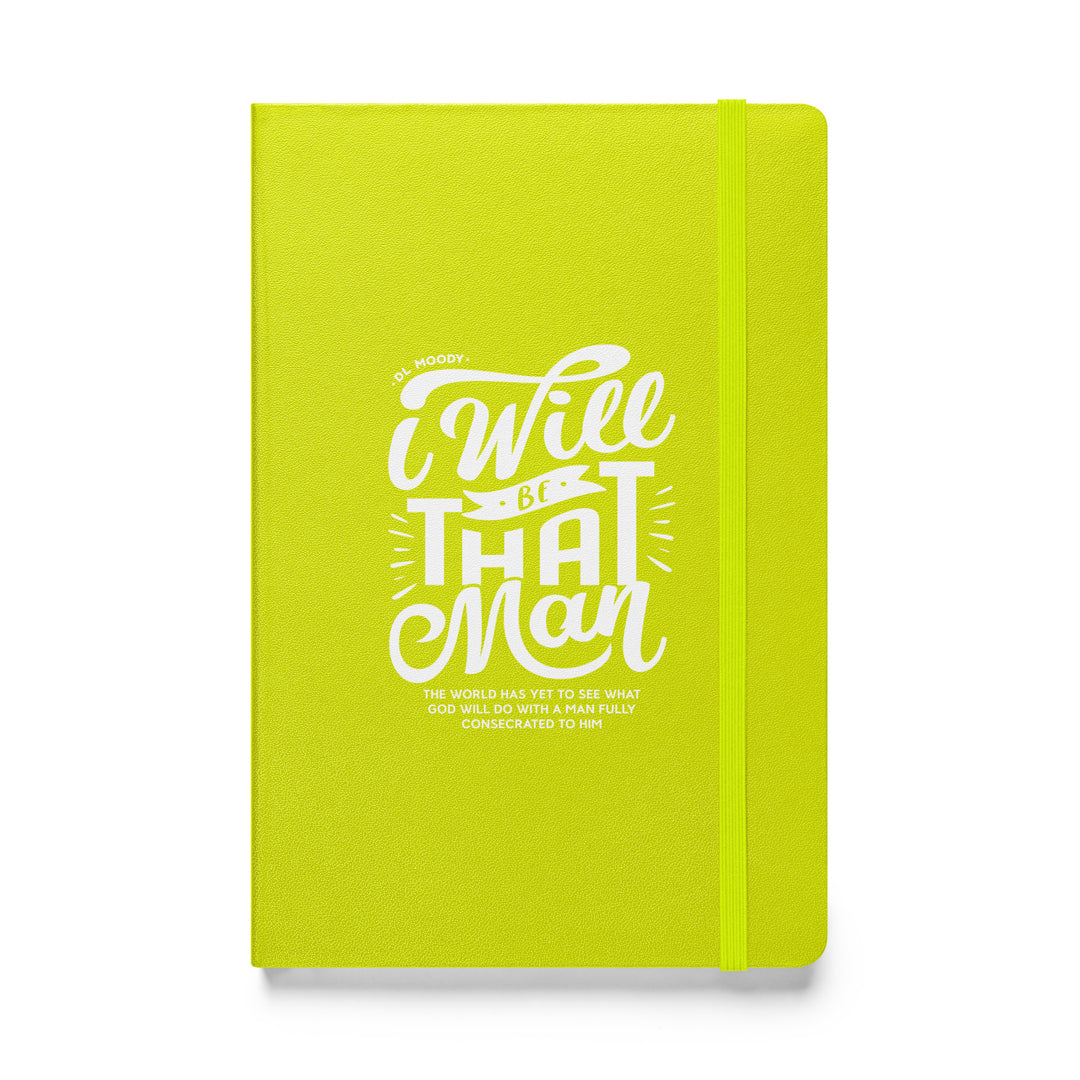 Sermon Notes Notebook D.L. Moody's I Will Be That Man Sermon Notebooks Lime