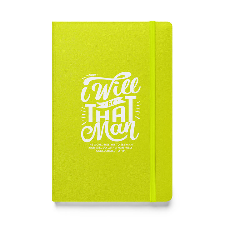 Sermon Notes Notebook D.L. Moody's I Will Be That Man Sermon Notebooks Lime