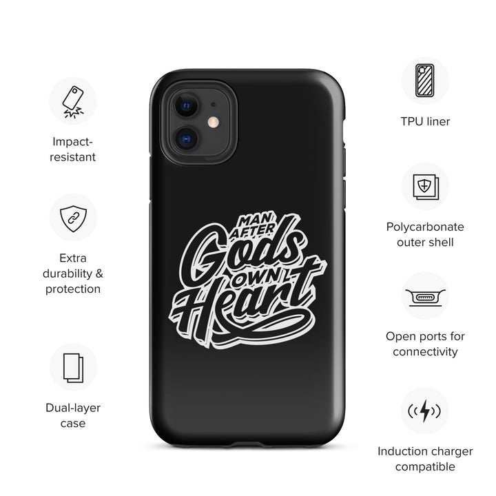 Christian Phone Case Man After God's Heart for iPhone® iPhone® Phone Cases   