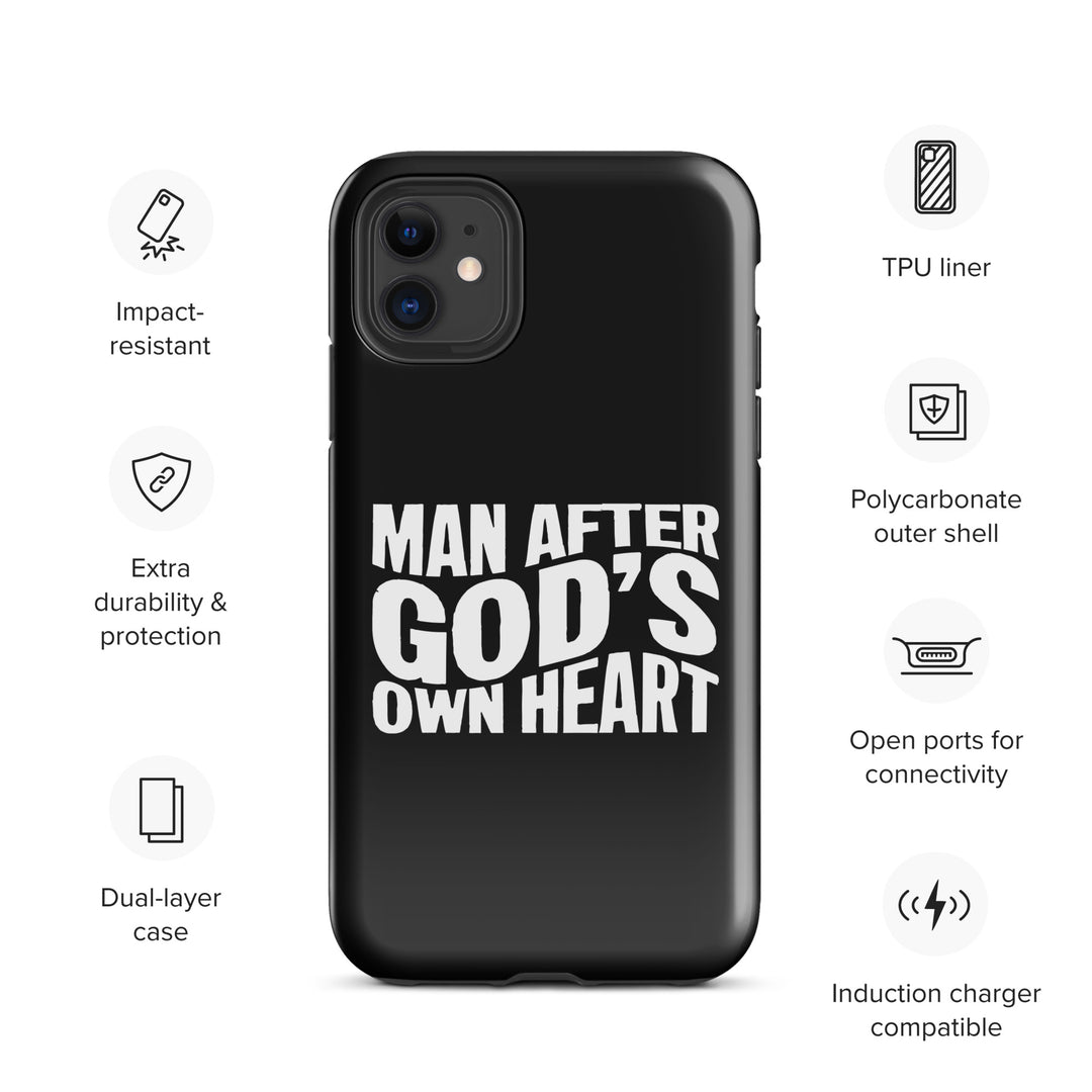 Christian Phone Case Man After God's Heart for iPhone® iPhone® Phone Cases   