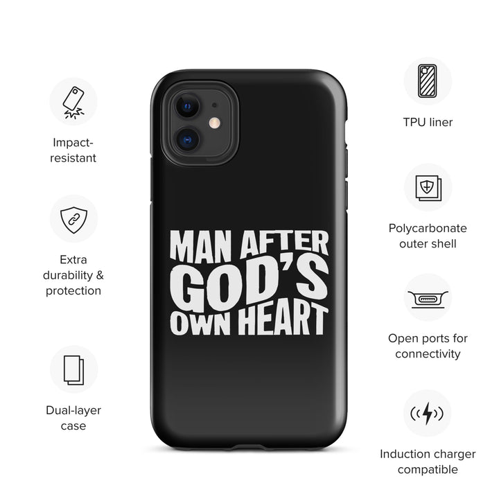 Christian Phone Case Man After God's Heart for iPhone® iPhone® Phone Cases   