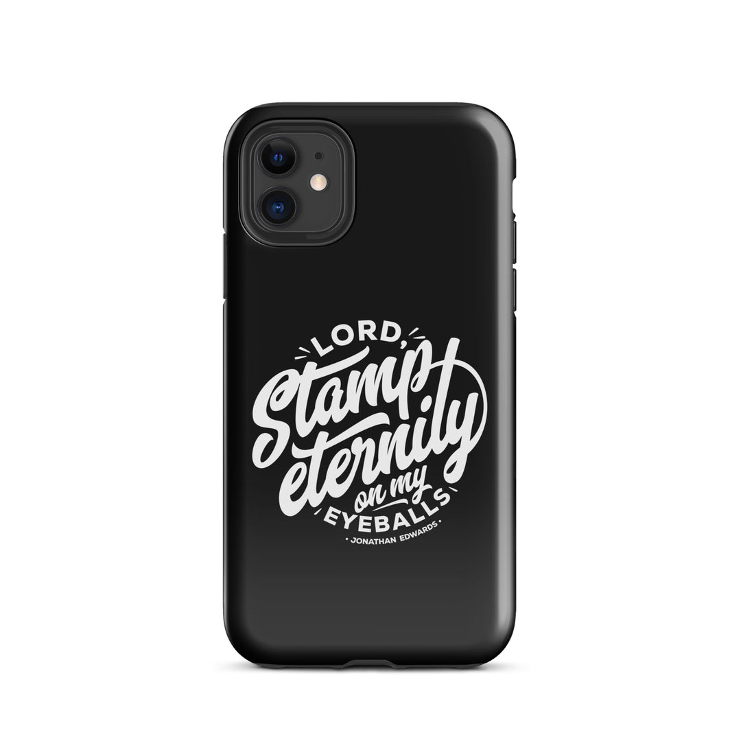 Christian Phone Case Jonathan Edwards Stamp Eternity Black for iPhone® iPhone® Phone Cases Glossy iPhone 11