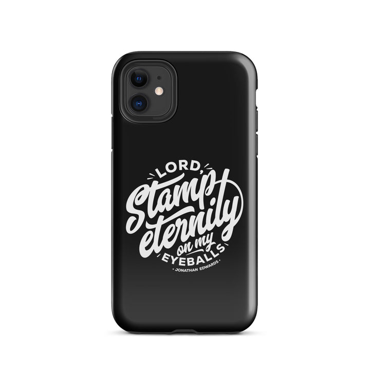 Christian Phone Case Jonathan Edwards Stamp Eternity Black for iPhone® iPhone® Phone Cases Glossy iPhone 11