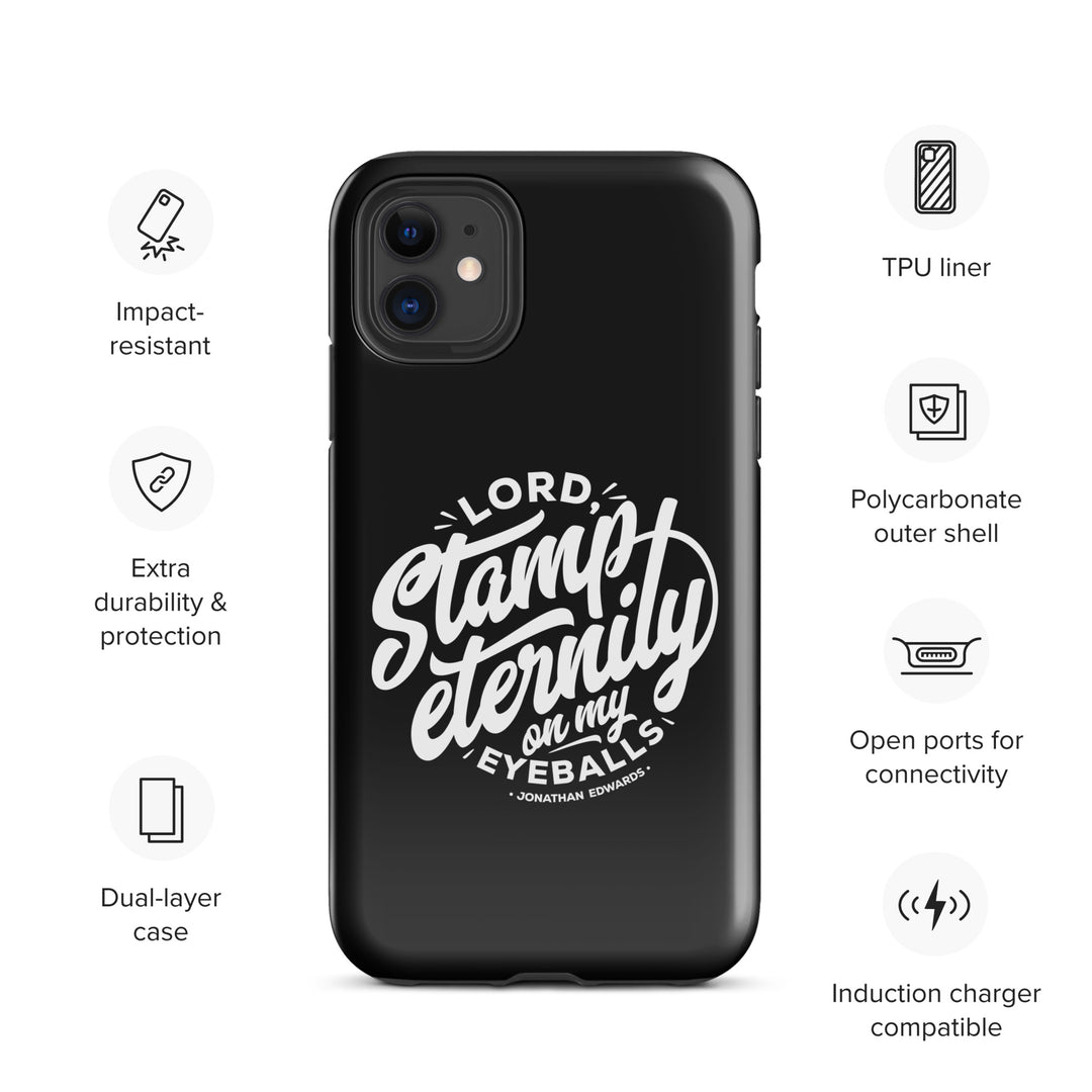 Christian Phone Case Stamp Eternity Black for iPhone® iPhone® Phone Cases   