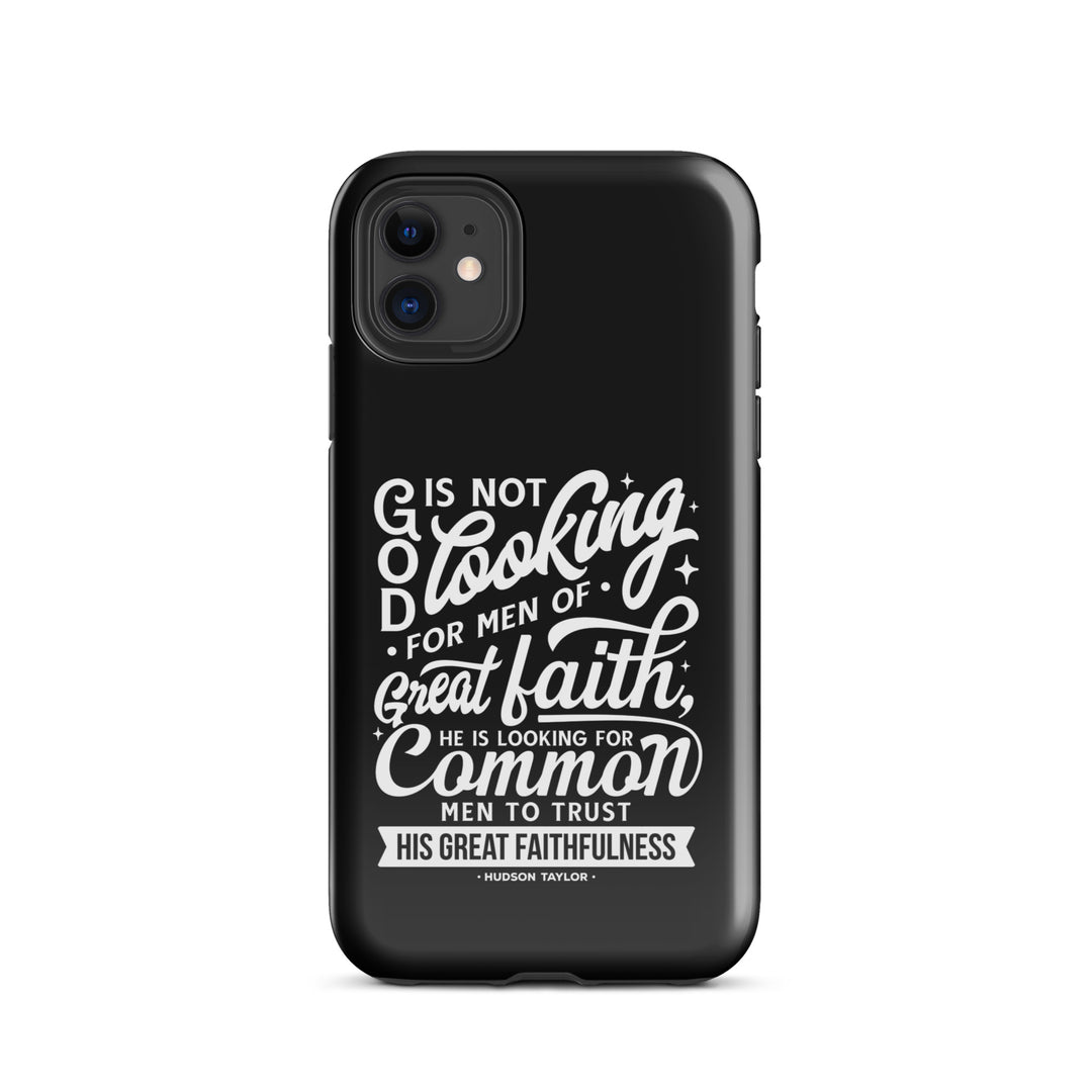 Christian Phone Case Hudson Taylor Common Men Black for iPhone® iPhone® Phone Cases Glossy iPhone 11