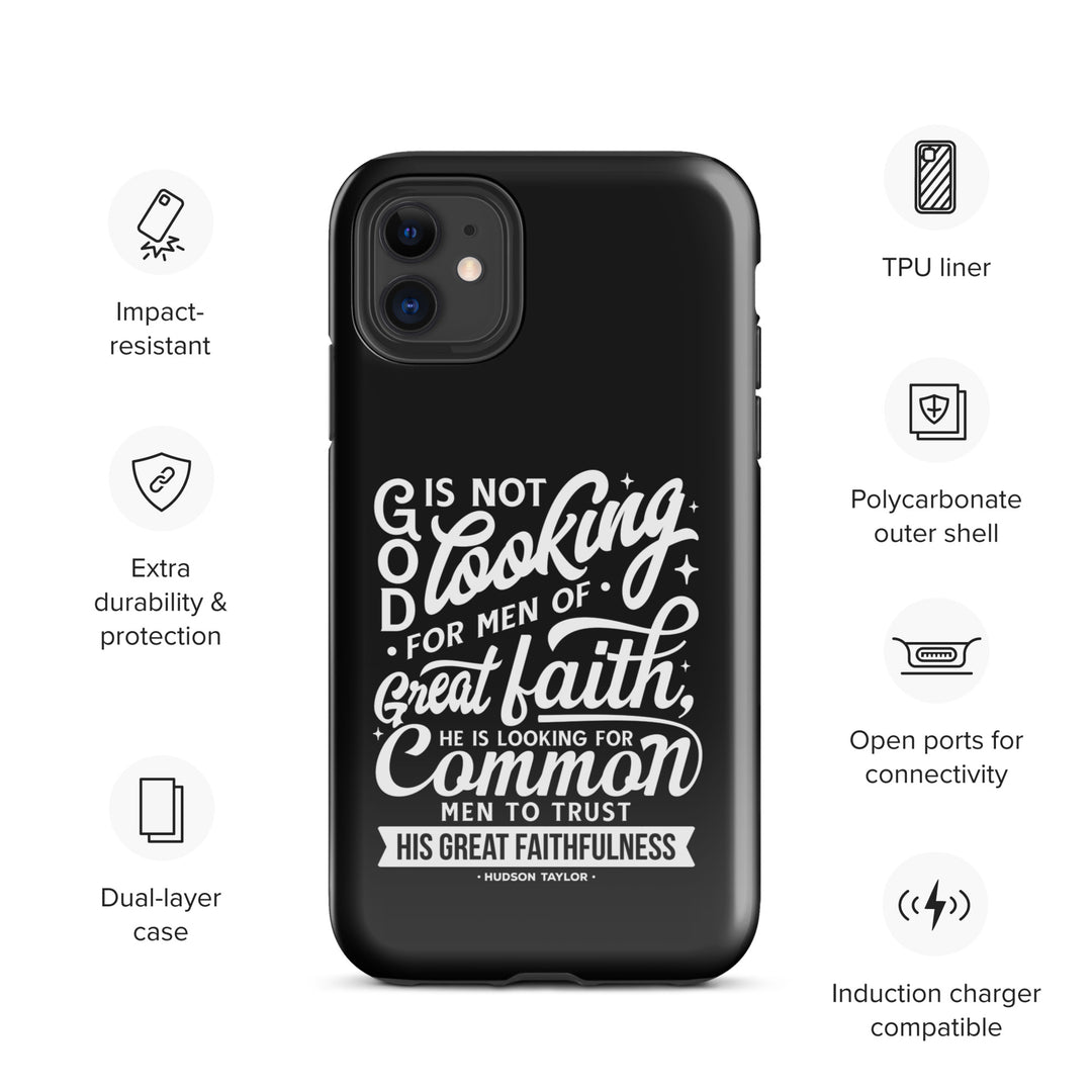 Christian Phone Case Common Men Black for iPhone® iPhone® Phone Cases   