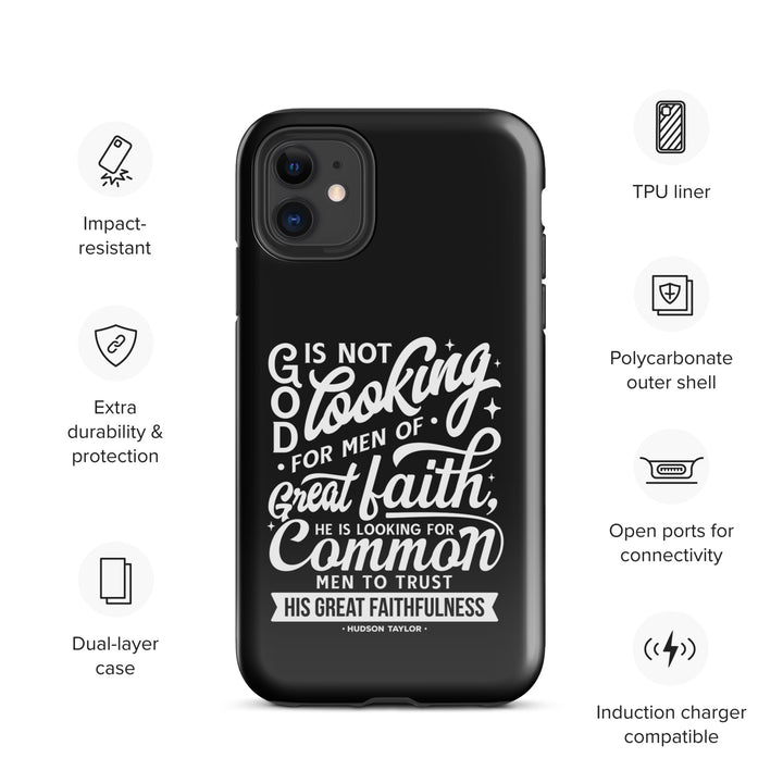 Christian Phone Case Common Men Black for iPhone® iPhone® Phone Cases   