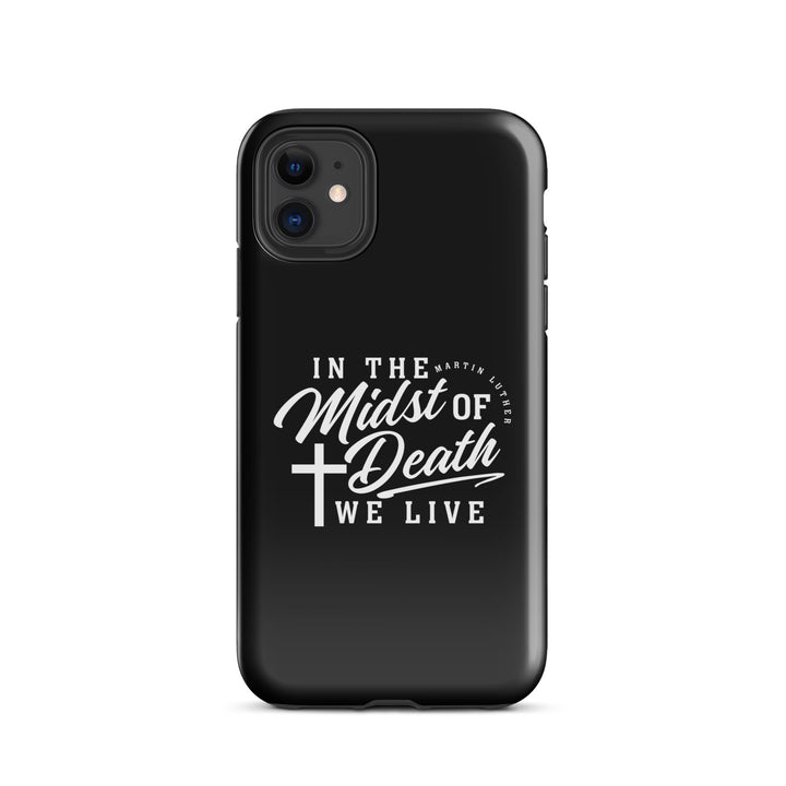 Christian Phone Case Martin Luther's Midst of Death Black for iPhone® iPhone® Phone Cases Glossy iPhone 11