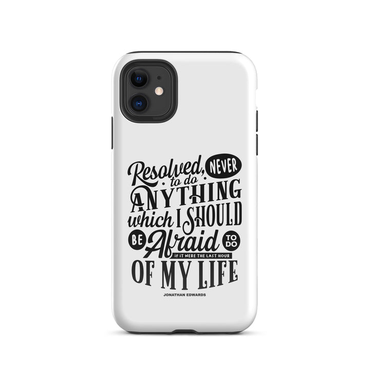 Christian Phone Case Jonathan Edwards Last Hour White for iPhone® iPhone® Phone Cases Glossy iPhone 11