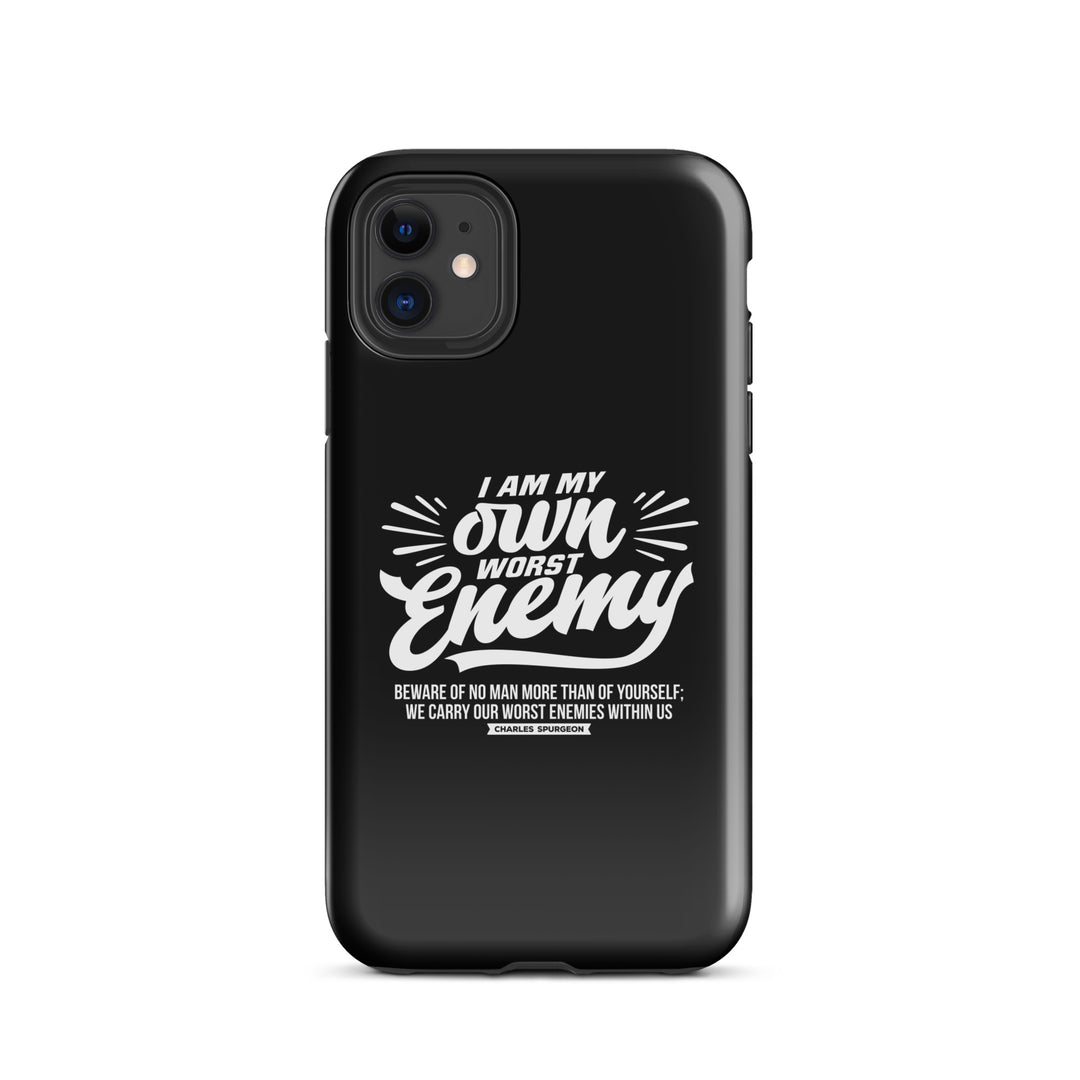 Christian Phone Case Charles Spurgeon's Worst Enemy Black for iPhone® iPhone® Phone Cases Glossy iPhone 11