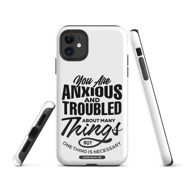 Christian Phone Case Anxious And Troubled White for iPhone® iPhone® Phone Cases   