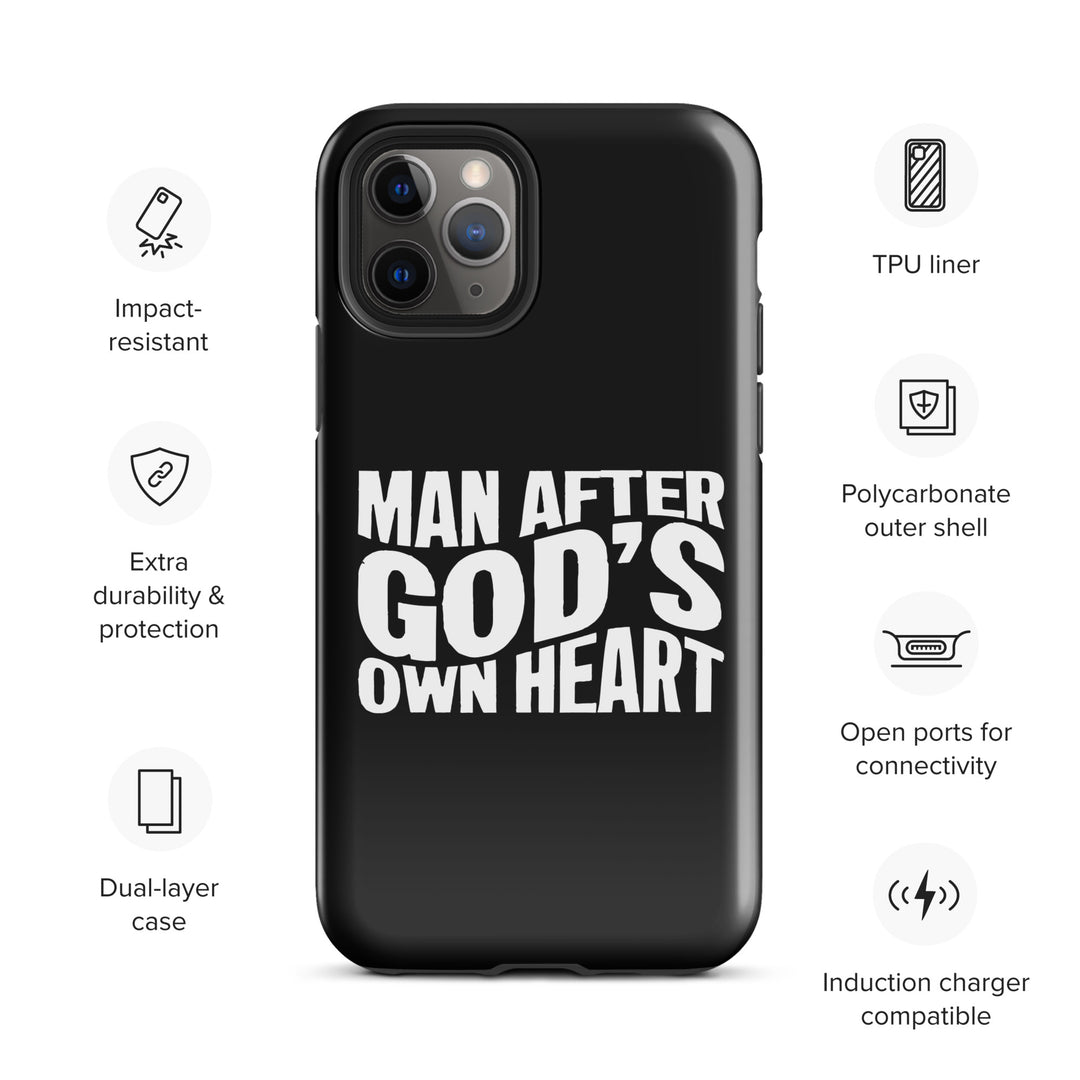 Christian Phone Case Man After God's Heart for iPhone® iPhone® Phone Cases   
