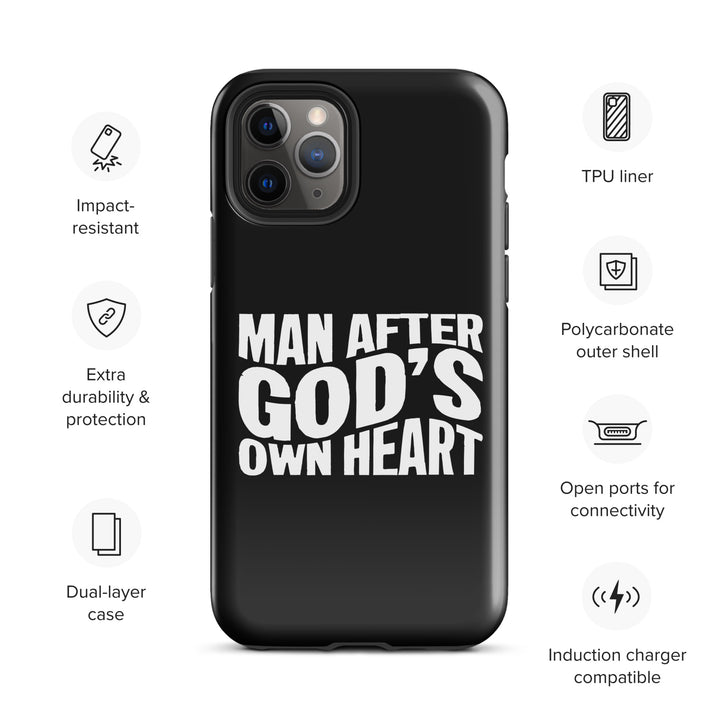 Christian Phone Case Man After God's Heart for iPhone® iPhone® Phone Cases   