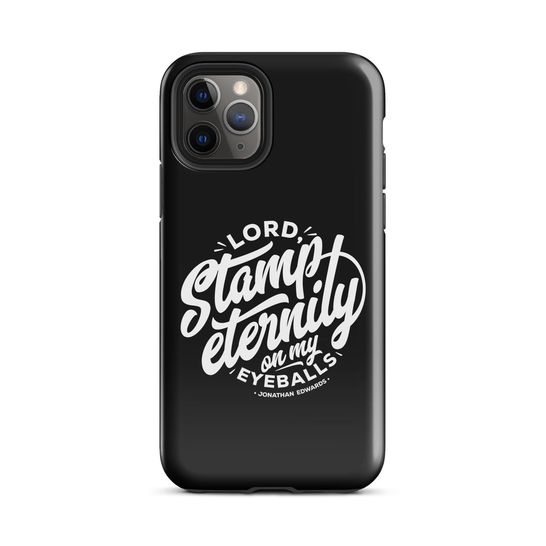 Christian Phone Case Jonathan Edwards Stamp Eternity Black for iPhone® iPhone® Phone Cases Glossy iPhone 11 Pro