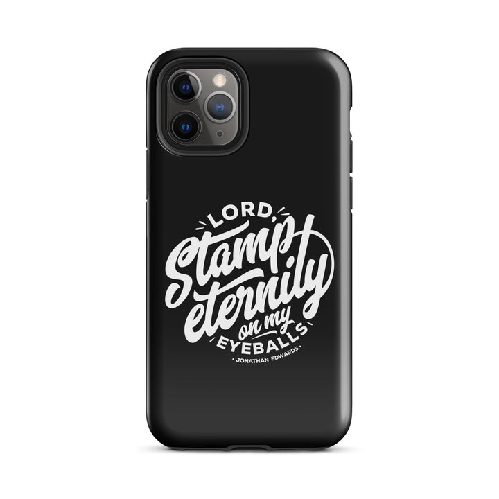 Christian Phone Case Jonathan Edwards Stamp Eternity Black for iPhone® iPhone® Phone Cases Glossy iPhone 11 Pro