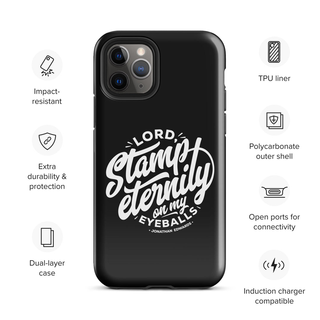 Christian Phone Case Stamp Eternity Black for iPhone® iPhone® Phone Cases   
