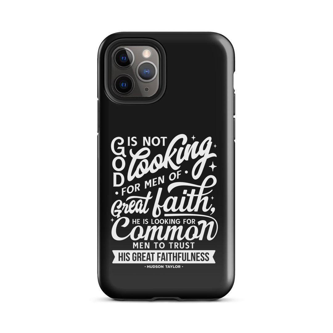 Christian Phone Case Hudson Taylor Common Men Black for iPhone® iPhone® Phone Cases Glossy iPhone 11 Pro