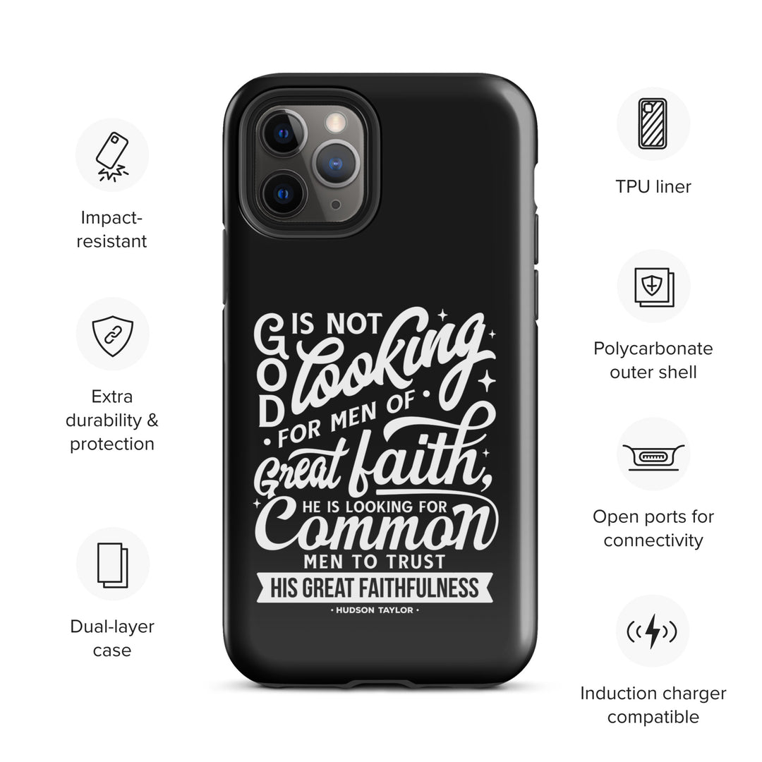 Christian Phone Case Common Men Black for iPhone® iPhone® Phone Cases   