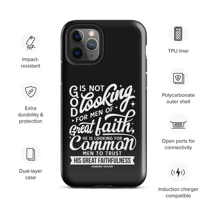 Christian Phone Case Common Men Black for iPhone® iPhone® Phone Cases   
