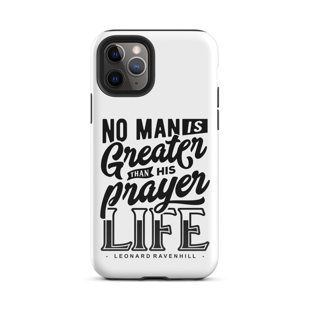 Christian Phone Case Leonard Ravenhill's Prayer Life White for iPhone® iPhone® Phone Cases Glossy iPhone 11 Pro