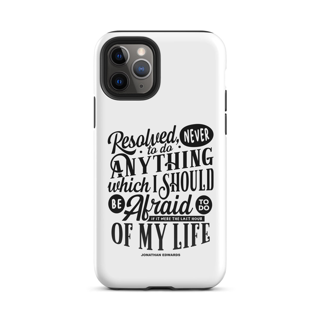 Christian Phone Case Jonathan Edwards Last Hour White for iPhone® iPhone® Phone Cases Glossy iPhone 11 Pro