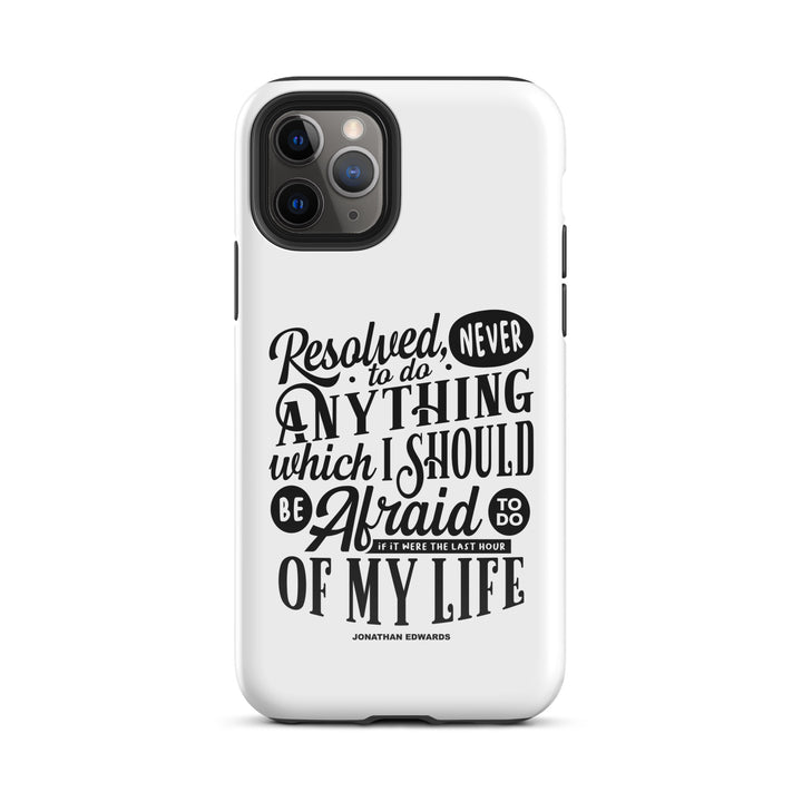 Christian Phone Case Jonathan Edwards Last Hour White for iPhone® iPhone® Phone Cases Glossy iPhone 11 Pro