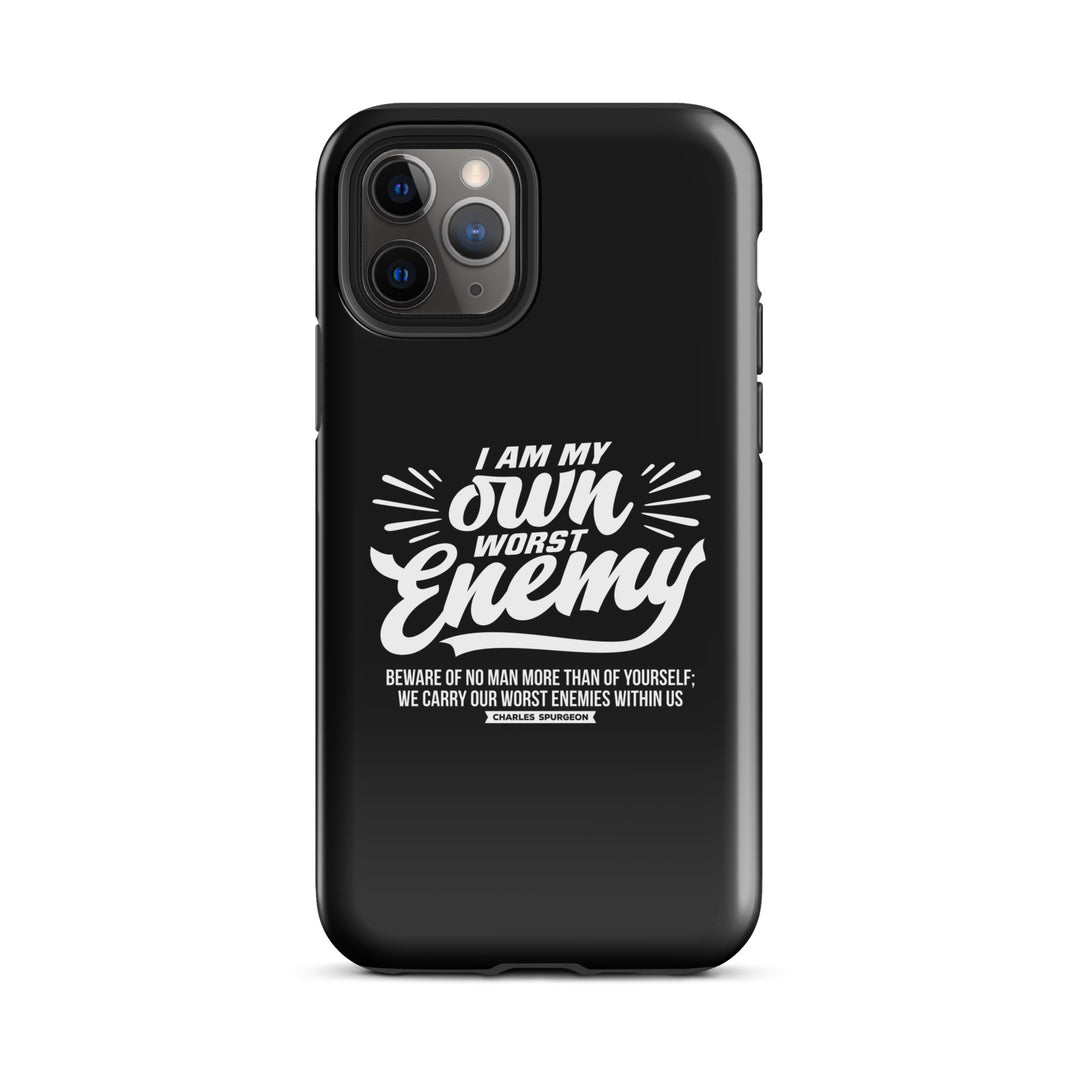 Christian Phone Case Charles Spurgeon's Worst Enemy Black for iPhone® iPhone® Phone Cases Glossy iPhone 11 Pro