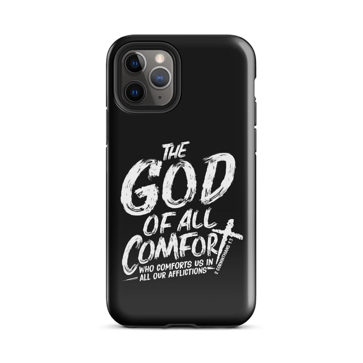 Christian Phone Case God of All Comfort Black for iPhone® iPhone® Phone Cases Glossy iPhone 11 Pro 