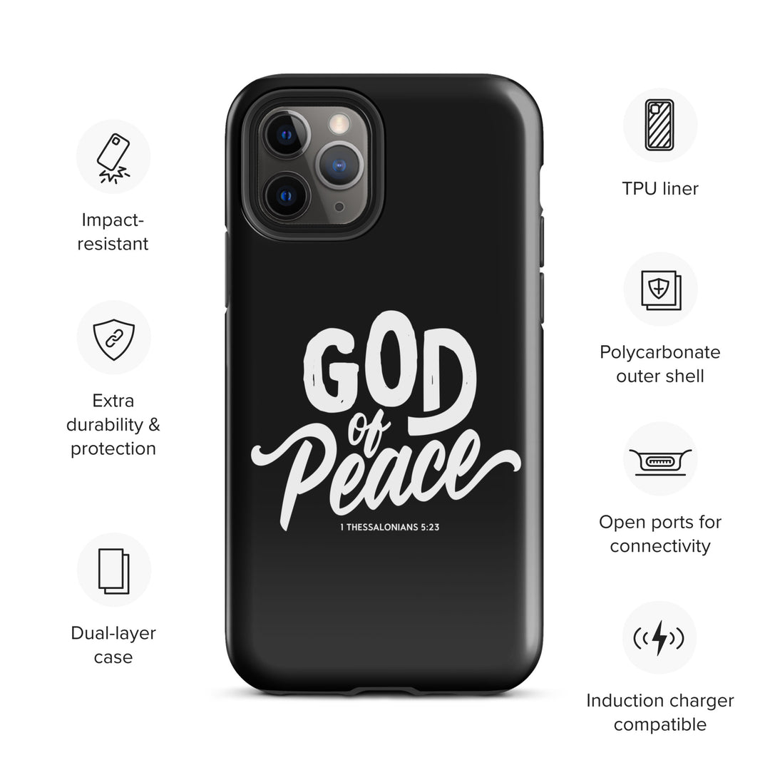 Christian Phone Case God of Peace Black for iPhone® iPhone® Phone Cases   