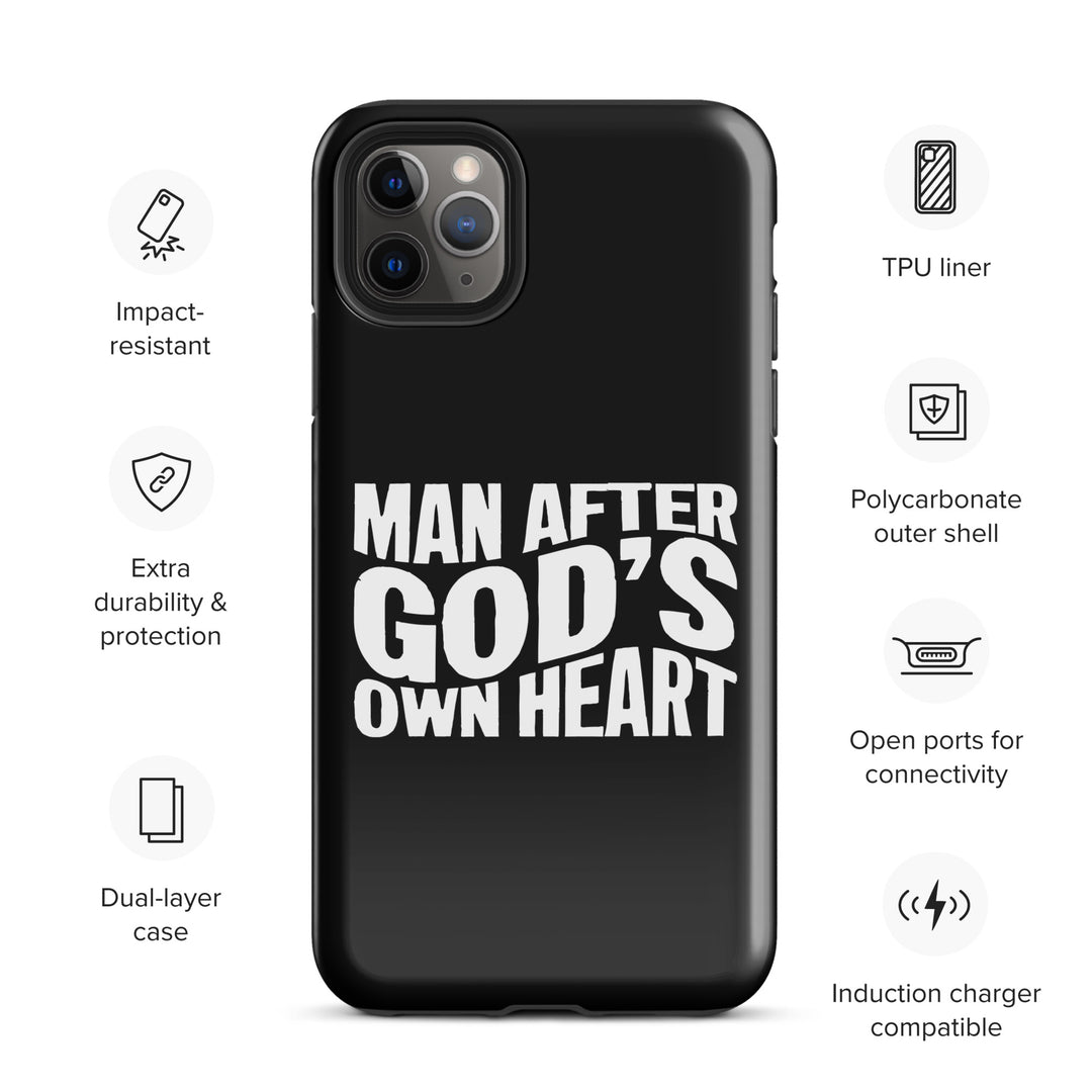 Christian Phone Case Man After God's Heart for iPhone® iPhone® Phone Cases   
