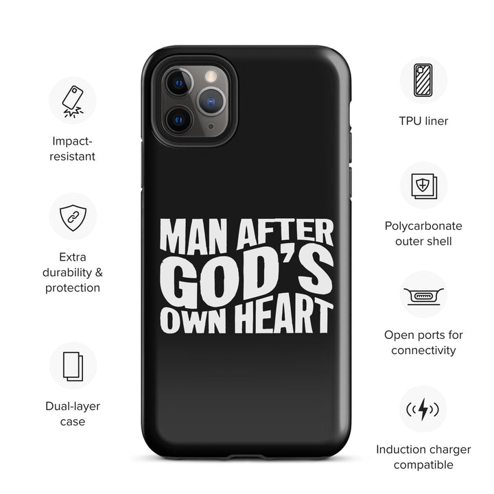 Christian Phone Case Man After God's Heart for iPhone® iPhone® Phone Cases   