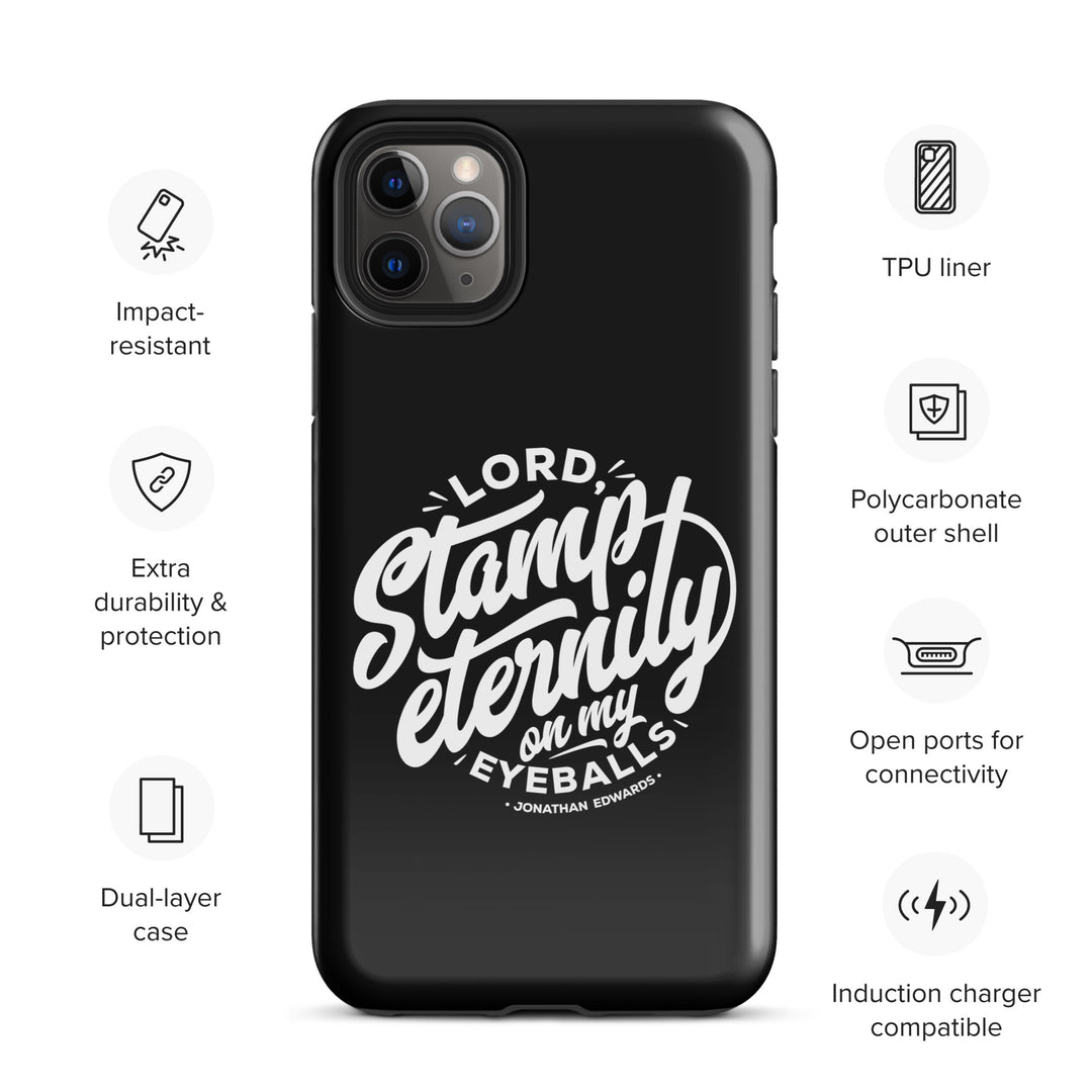 Christian Phone Case Stamp Eternity Black for iPhone® iPhone® Phone Cases   