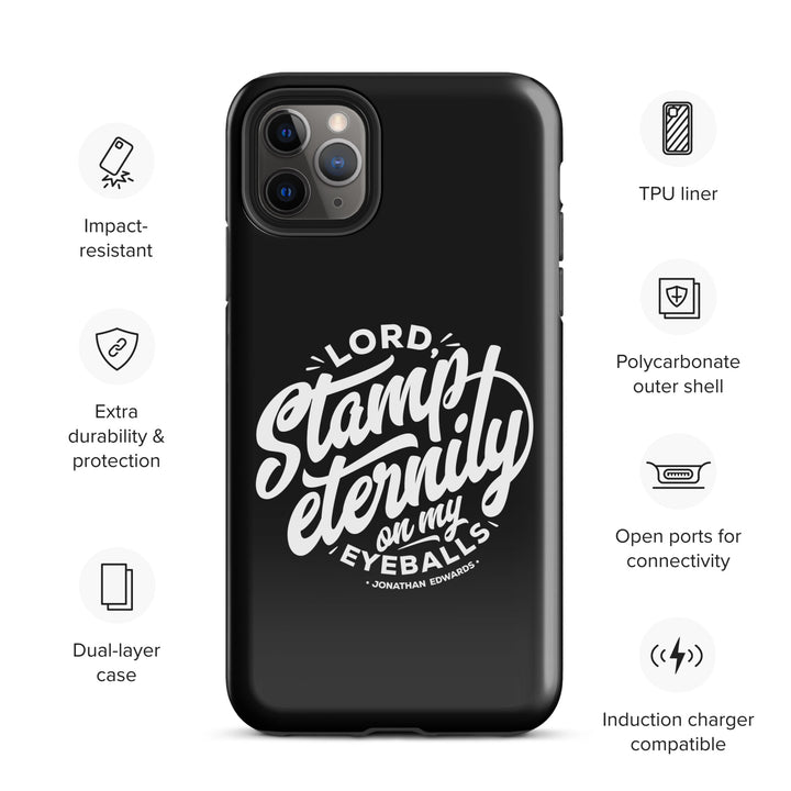 Christian Phone Case Stamp Eternity Black for iPhone® iPhone® Phone Cases   