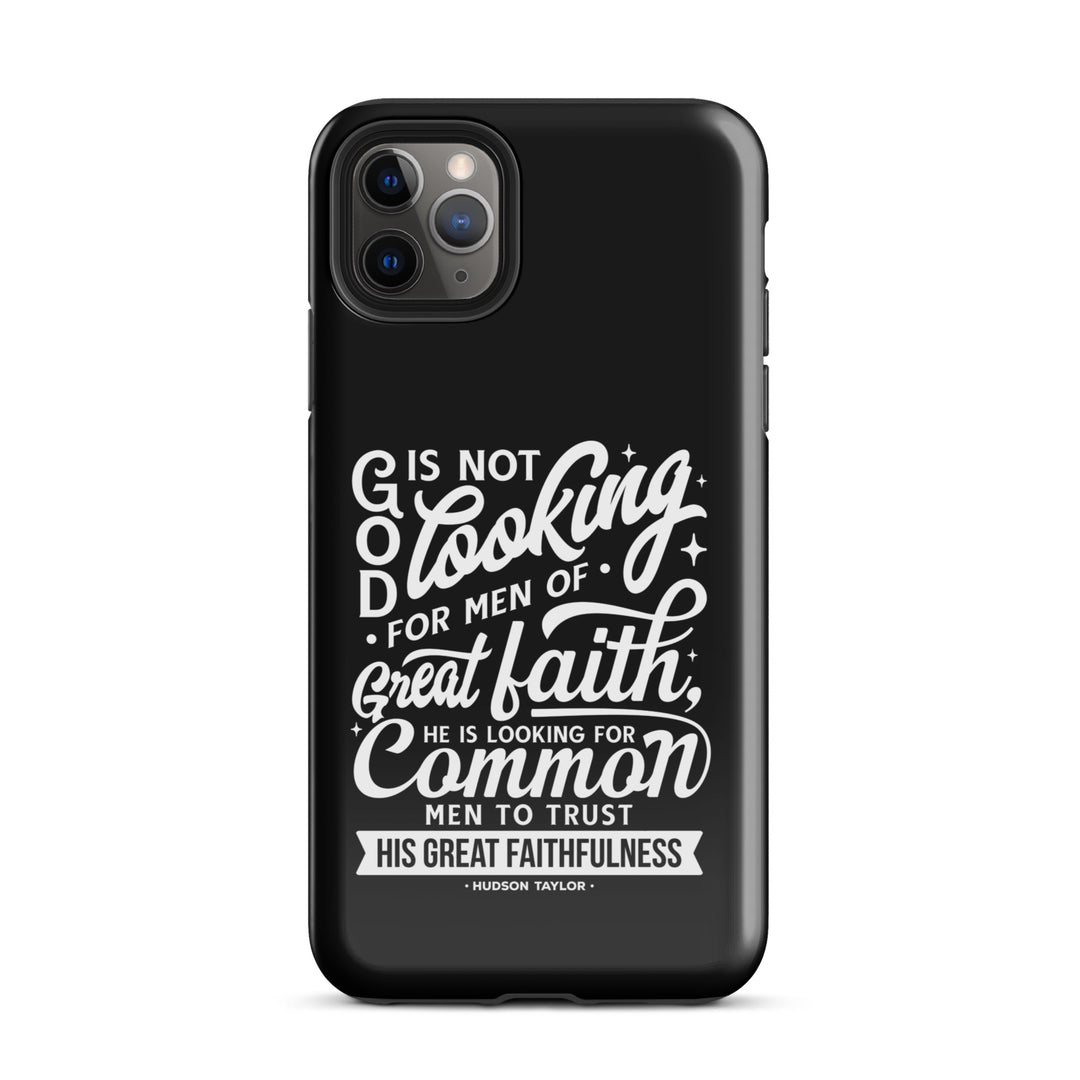 Christian Phone Case Hudson Taylor Common Men Black for iPhone® iPhone® Phone Cases Glossy iPhone 11 Pro Max