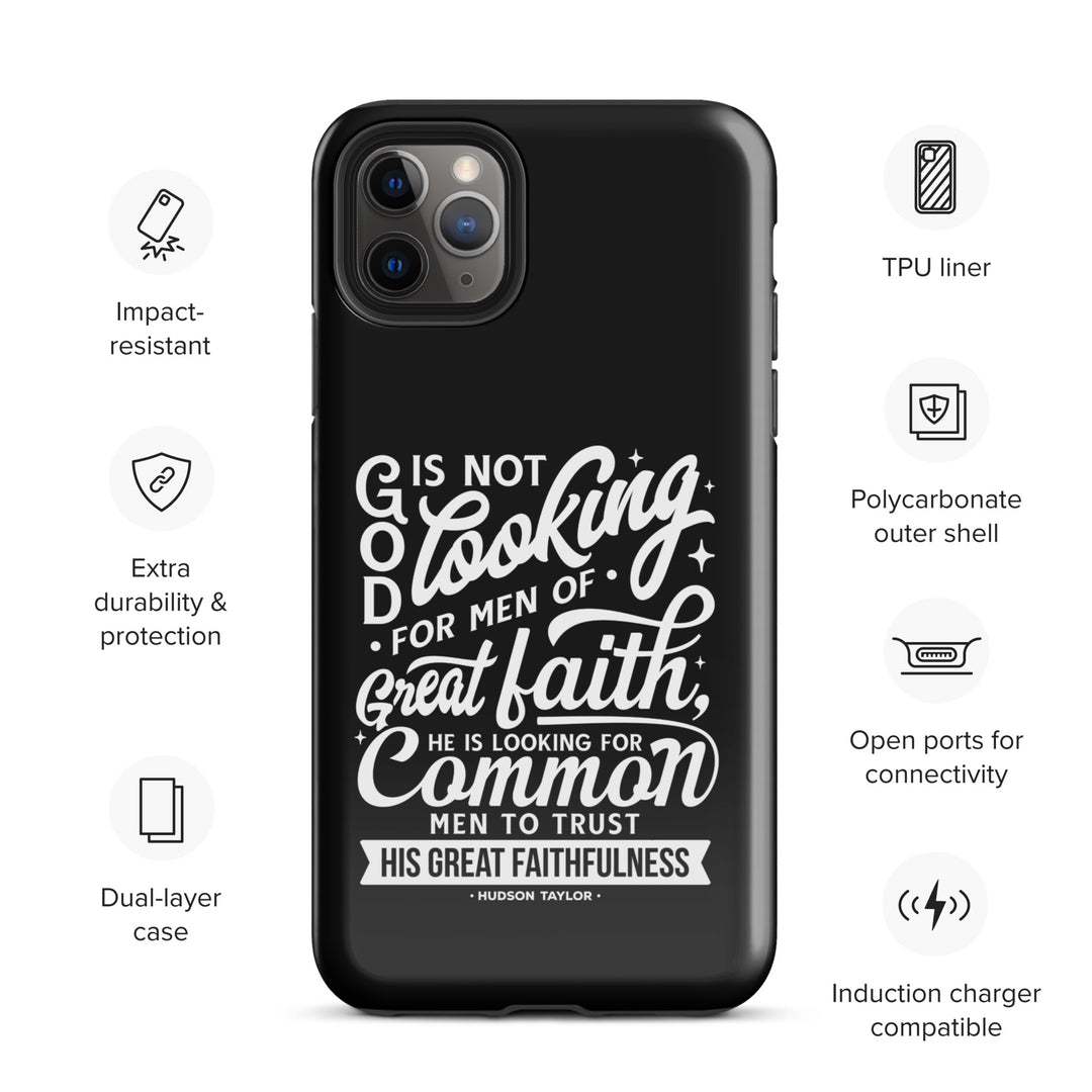 Christian Phone Case Common Men Black for iPhone® iPhone® Phone Cases   