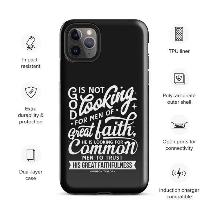 Christian Phone Case Common Men Black for iPhone® iPhone® Phone Cases   