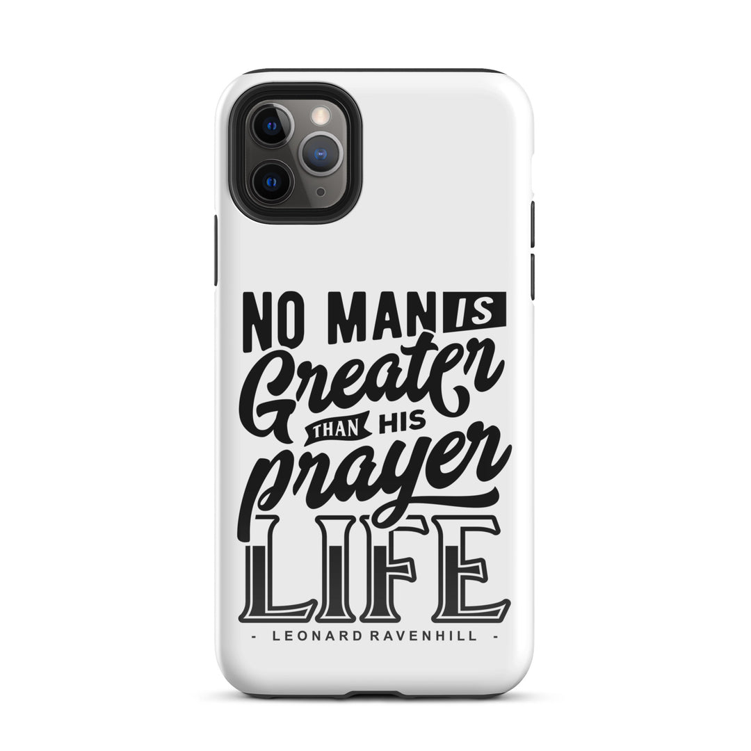 Christian Phone Case Leonard Ravenhill's Prayer Life White for iPhone® iPhone® Phone Cases Glossy iPhone 11 Pro Max